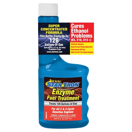 Star Brite Star brite 093008 Star Tron Enzyme Fuel Treatment Concentrated Gas Formula - 8 oz 093008